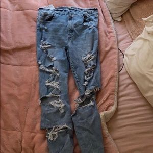 American eagle ripped skinny jeans